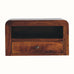 Bokel Home Arellano Wall-Mounted Bedside Table - Chestnut