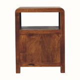 Bokel Home Bedside Tables Arellano Open Bedside Table - Chestnut
