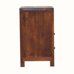 Bokel Home Bedside Tables Arellano Open Bedside Table - Chestnut