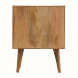 Bokel Home Bedside Tables Babej 2 Drawer Bedside Table, Medium - Natural
