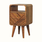 Bokel Home Bedside Tables Babej Open Bedside Table, Small - Natural