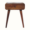 Bokel Home Bedside Tables Babu Bedside Table, Medium - Chestnut