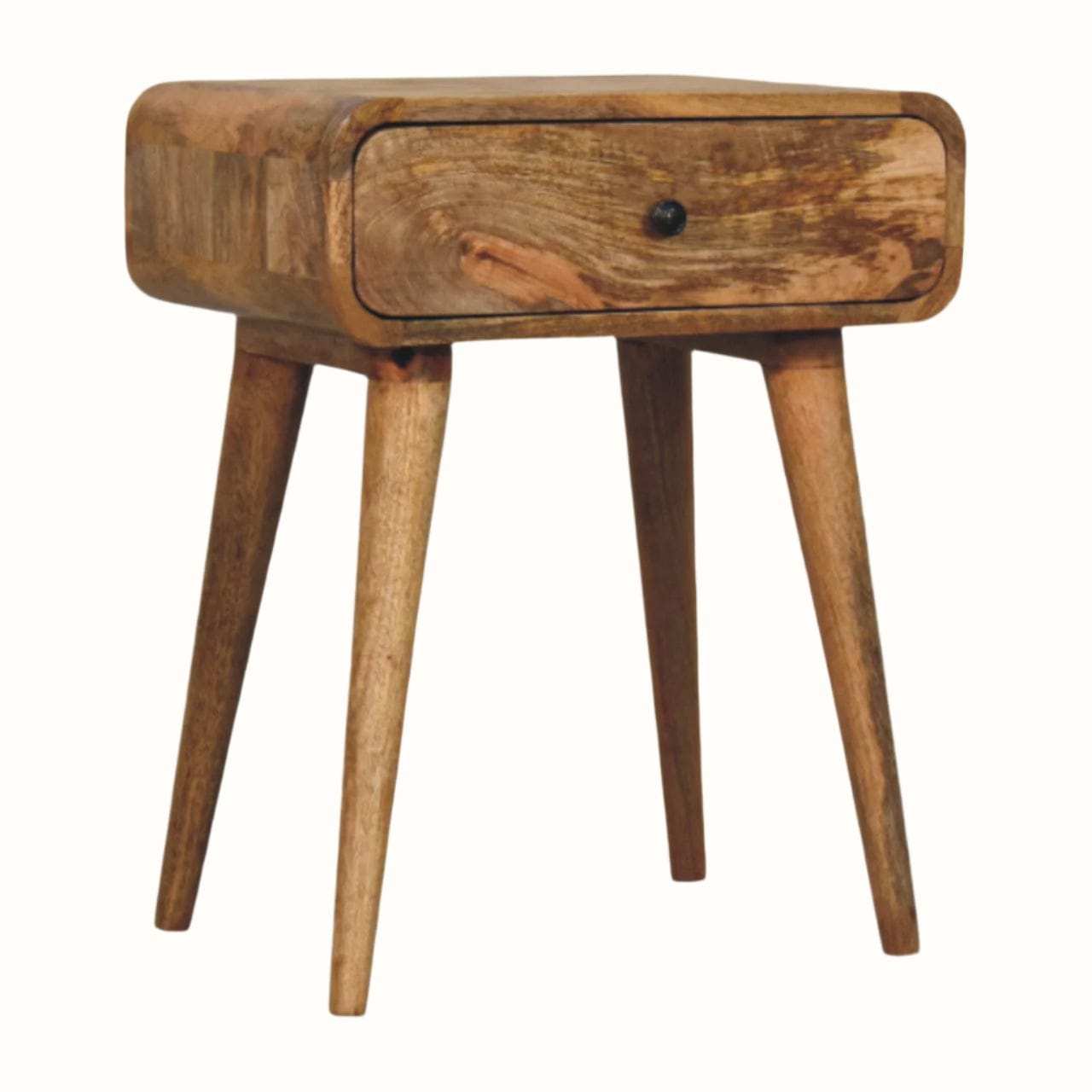Bokel Home Bedside Tables Babu Bedside Table, Medium - Natural