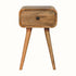 Bokel Home Bedside Tables Babu Bedside Table, Small - Natural