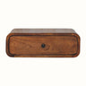 Bokel Home Bedside Tables Babu Wall Mounted Bedside Table, Medium - Honey Caramel