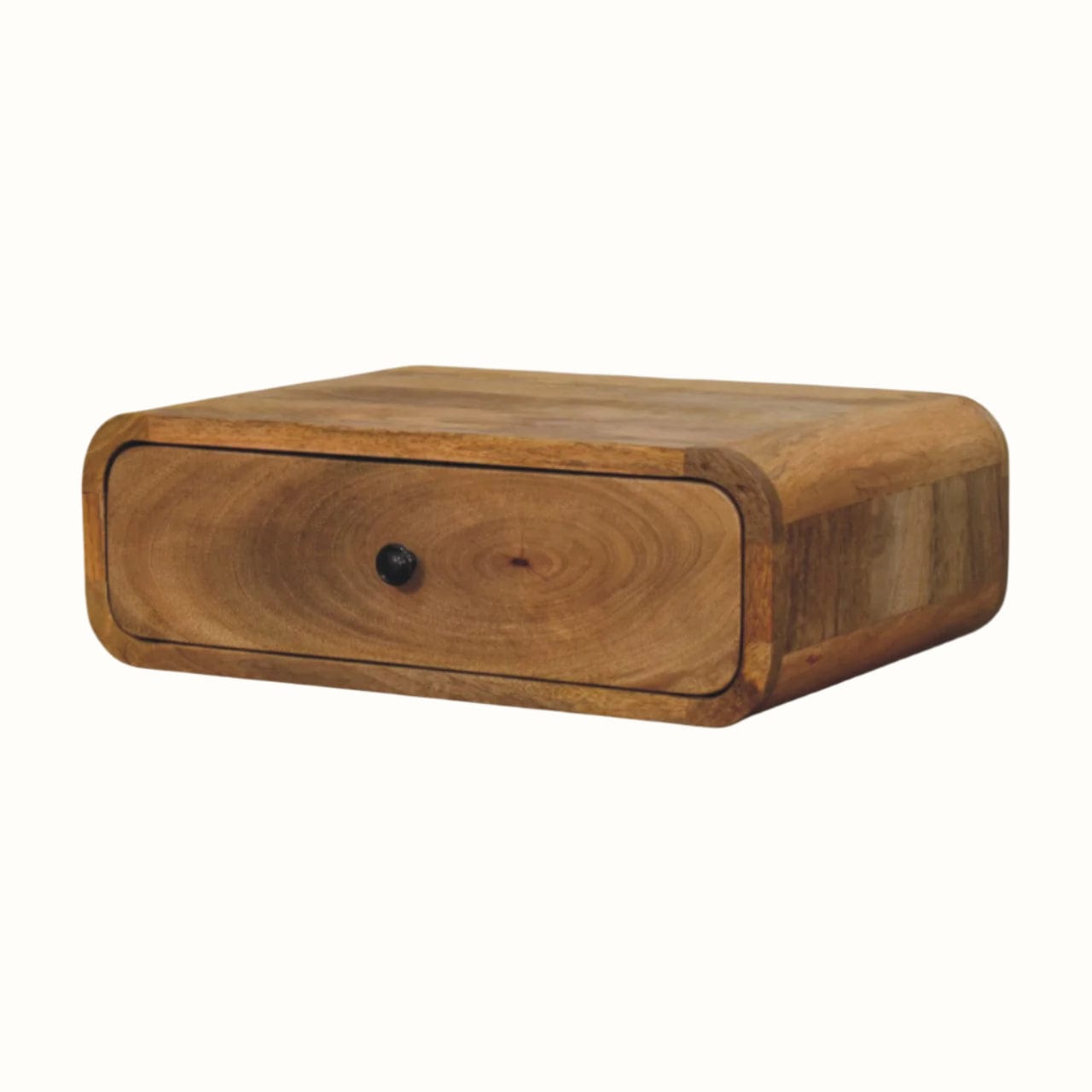 Bokel Home Bedside Tables Babu Wall Mounted Bedside Table, Medium - Natural