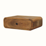 Bokel Home Bedside Tables Babu Wall Mounted Bedside Table, Medium - Natural