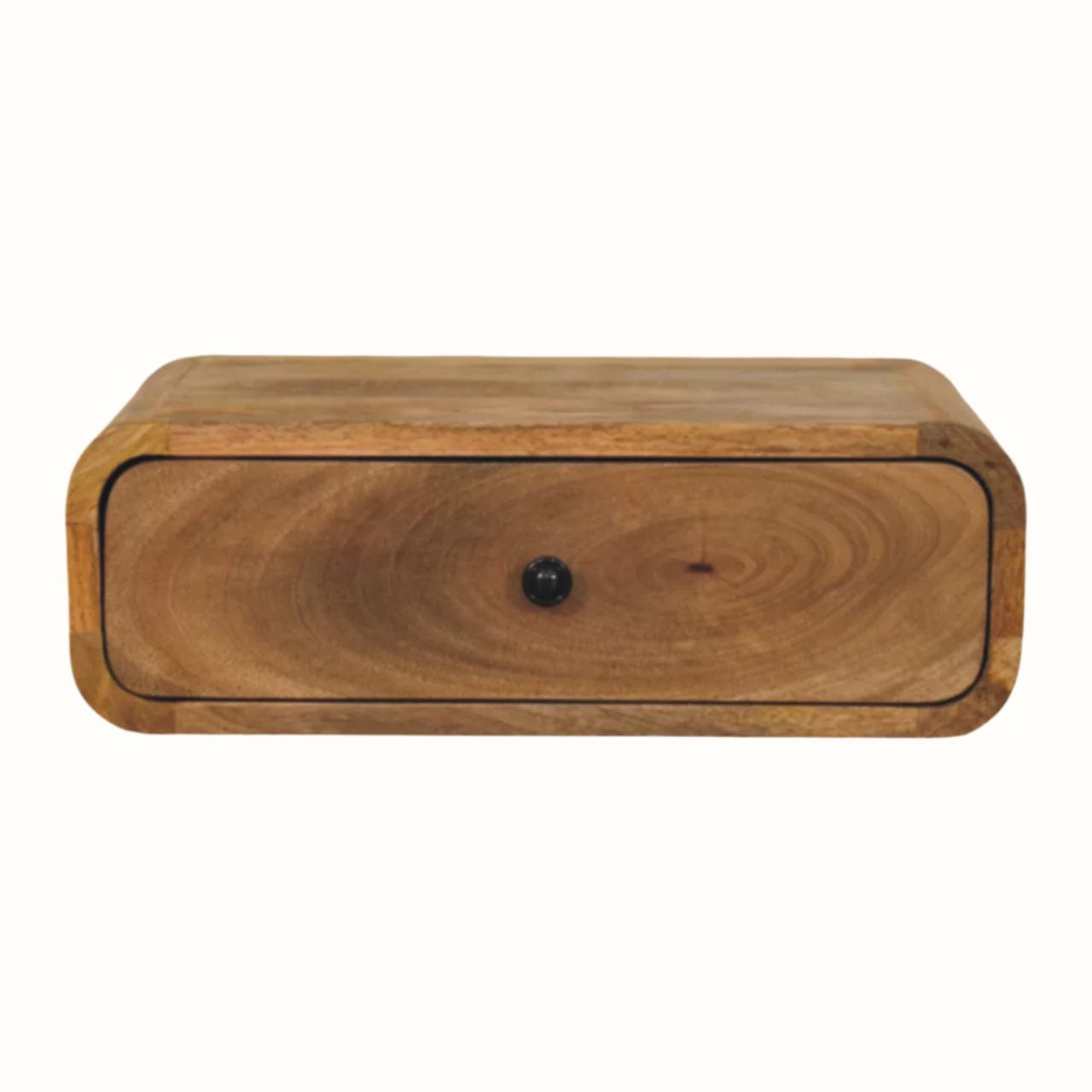 Bokel Home Bedside Tables Babu Wall Mounted Bedside Table, Medium - Natural