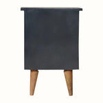 Bokel Home Bedside Tables Cline Bedside Table - Black/Natural