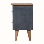 Bokel Home Bedside Tables Cline Bedside Table - Black/Natural