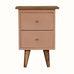 Bokel Home Bedside Tables Cline Bedside Table - Blush Pink/Natural