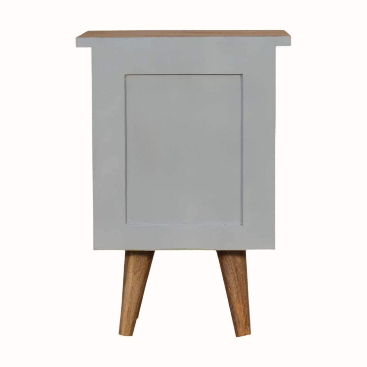 Bokel Home Bedside Tables Cline Bedside Table - Sky Blue/Natural