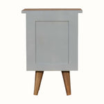 Bokel Home Bedside Tables Cline Bedside Table - Sky Blue/Natural