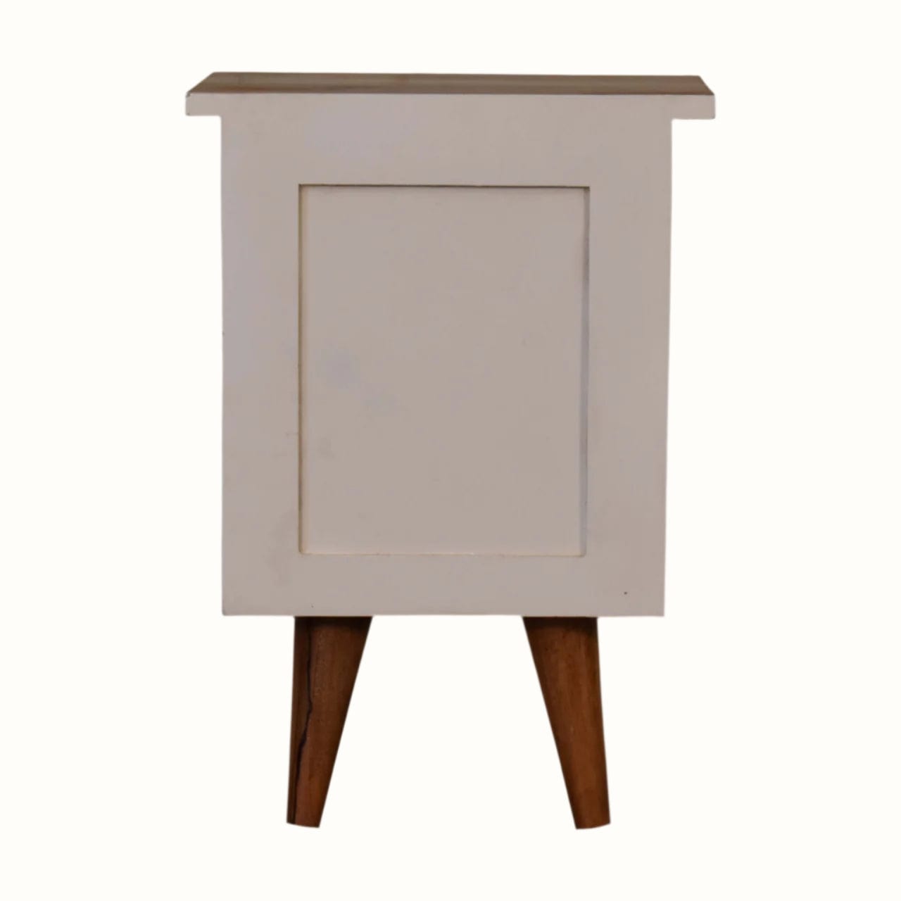 Bokel Home Bedside Tables Cline Bedside Table - White/Natural