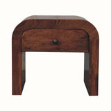 Bokel Home Bedside Tables Eden 1 Drawer Bedside - Honey Caramel