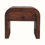 Bokel Home Bedside Tables Eden 1 Drawer Bedside - Honey Caramel
