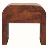 Bokel Home Bedside Tables Eden Bedside Table, Medium - Chestnut