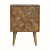 Bokel Home Bedside Tables Felix 2 Drawer Bedside Table, Medium - Natural