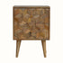 Bokel Home Bedside Tables Felix 2 Drawer Bedside Table, Medium - Natural
