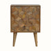 Bokel Home Bedside Tables Felix 2 Drawer Bedside Table, Medium - Natural