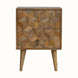 Bokel Home Bedside Tables Felix 2 Drawer Bedside Table, Medium - Natural