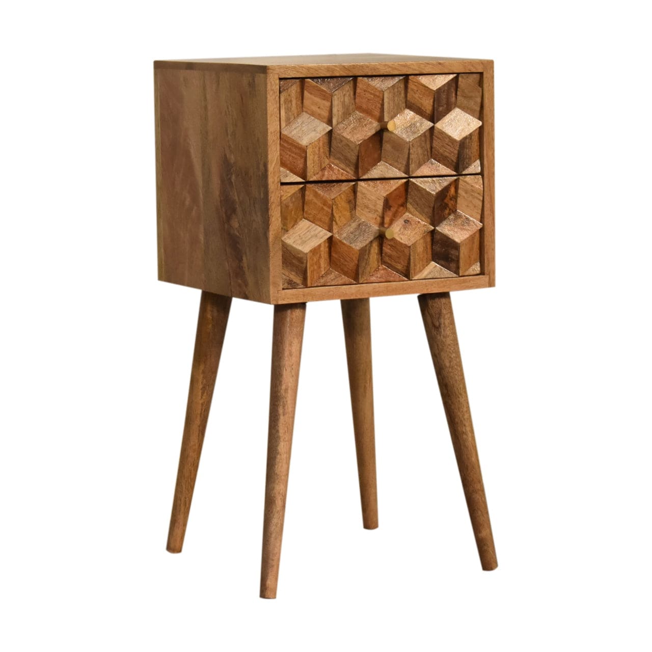 Bokel Home Bedside Tables Felix Bedside Table, Small - Natural