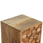 Bokel Home Bedside Tables Felix Bedside Table, Small - Natural