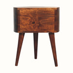 Bokel Home Bedside Tables Fernald Tripod Bedside - Chestnut