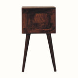 Bokel Home Bedside Tables Fogel 2 Drawer Bedside Table, Mini - California Walnut