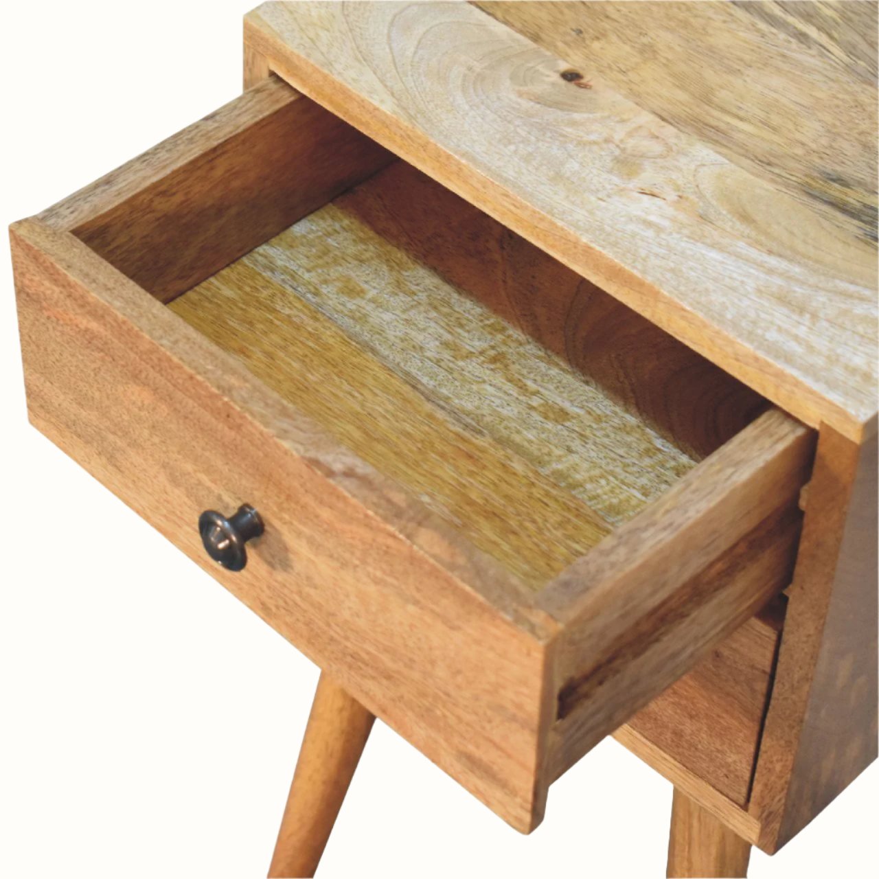 Bokel Home Bedside Tables Fogel 2 Drawer Bedside Table, Mini - Natural