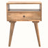 Bokel Home Bedside Tables Fogel Open Bedside Table - Natural