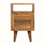 Bokel Home Bedside Tables Fogel Open Bedside Table, Small - Natural