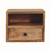 Bokel Home Bedside Tables Fogel Open Wall Mounted Bedside Table, Small - Natural