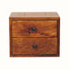 Bokel Home Bedside Tables Fogel Wall Mounted Bedside Table, Small - Chestnut