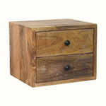 Bokel Home Bedside Tables Fogel Wall Mounted Bedside Table, Small - Natural