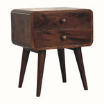 Bokel Home Bedside Tables Hamade Bedside Table, Medium - California Walnut