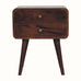 Bokel Home Bedside Tables Hamade Bedside Table, Medium - California Walnut