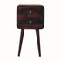 Bokel Home Bedside Tables Hamade Bedside Table, Small - California Walnut