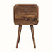 Bokel Home Bedside Tables Hamade Bedside Table, Small - Grey Wash