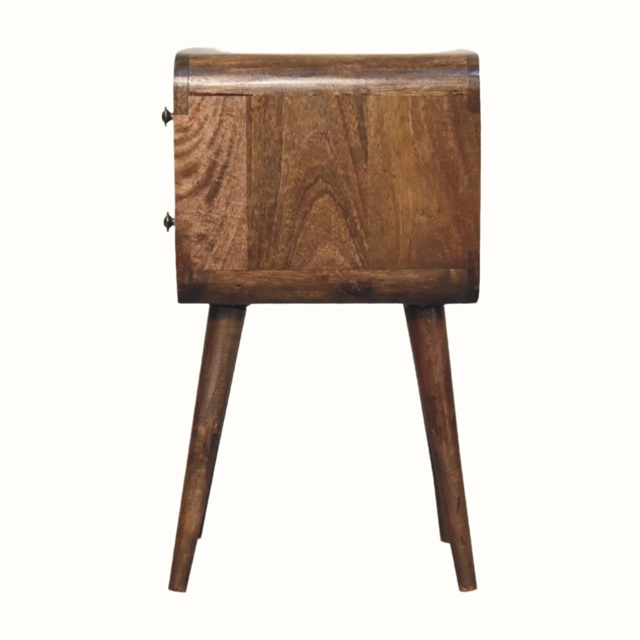 Bokel Home Bedside Tables Hamade Bedside Table, Small - Grey Wash