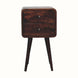 Bokel Home Bedside Tables Hamade Bedside Table, Small - Light Walnut