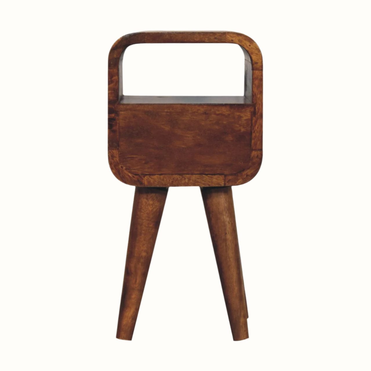 Bokel Home Bedside Tables Hamade Open Bedside Table, Mini - Chestnut