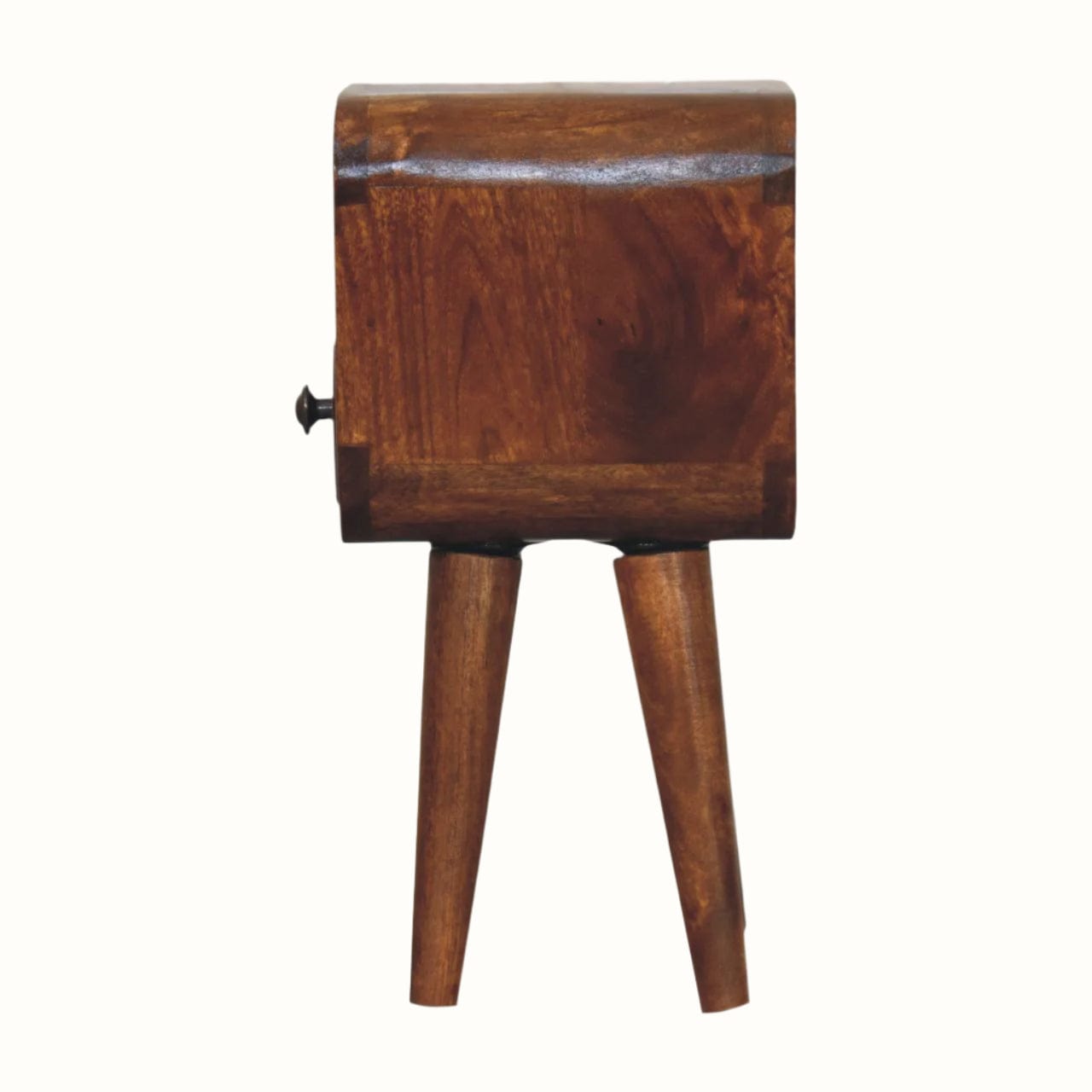 Bokel Home Bedside Tables Hamade Open Bedside Table, Mini - Chestnut