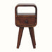 Bokel Home Bedside Tables Hamade Open Bedside Table, Mini - Chestnut