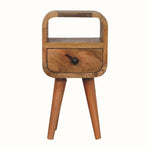 Bokel Home Bedside Tables Hamade Open Bedside Table, Mini - Natural