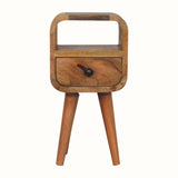 Bokel Home Bedside Tables Hamade Open Bedside Table, Mini - Natural