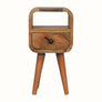 Bokel Home Bedside Tables Hamade Open Bedside Table, Mini - Natural