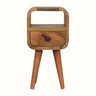 Bokel Home Bedside Tables Hamade Open Bedside Table, Mini - Natural