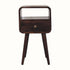 Bokel Home Bedside Tables Hamade Open Bedside Table, Small - California Walnut