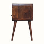 Bokel Home Bedside Tables Hamade Open Bedside Table, Small - Chestnut